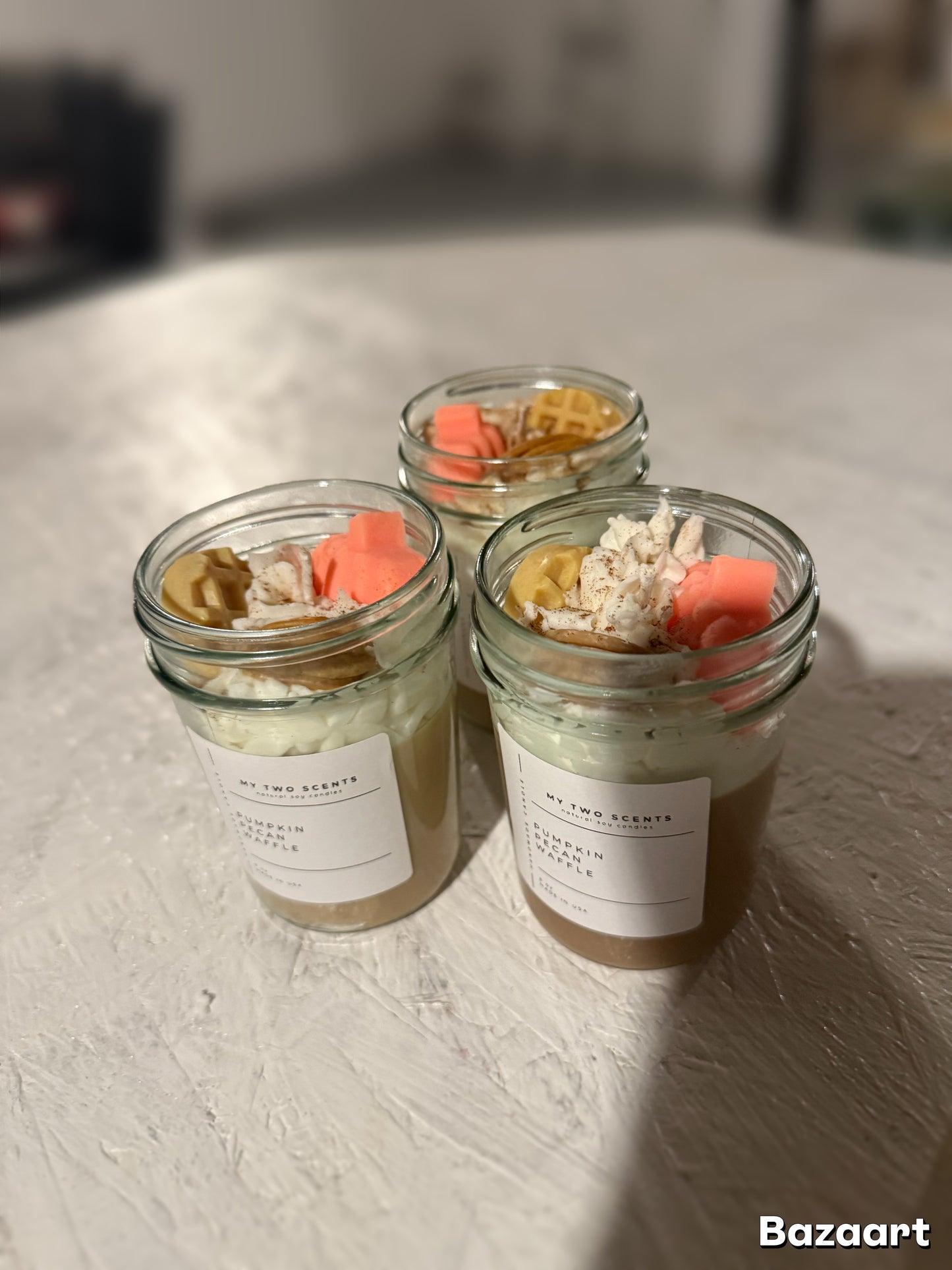 Pumpkin pecan waffle candle