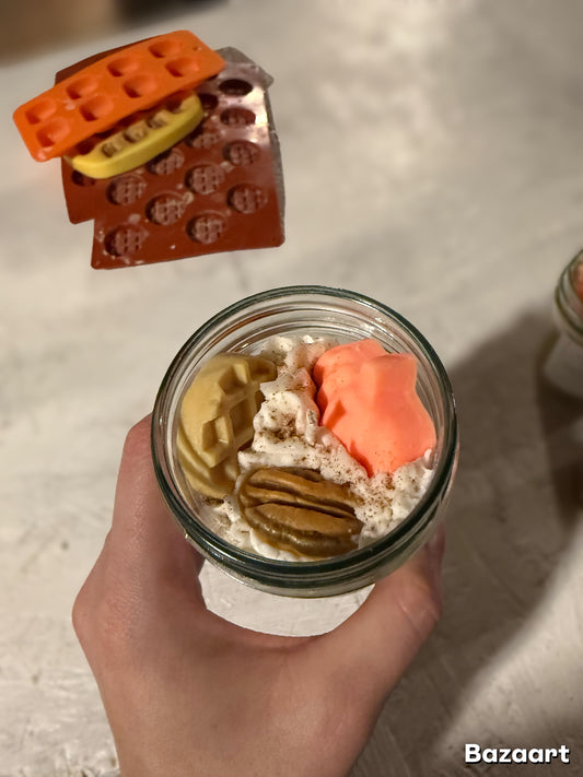 Pumpkin pecan waffle candle