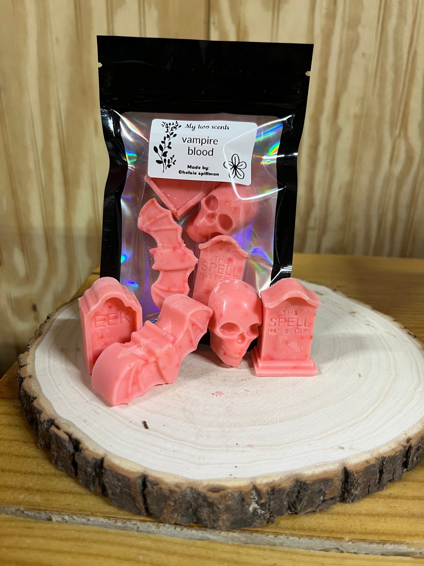 Vampire blood wax melts