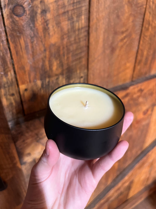 Blueberry cheesecake candle